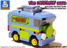Lego Bricks Custom Model Famous Movies Scooby-Doo