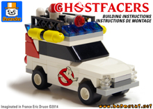 Lego Bricks Custom Model Famous Movies Ghostbusters