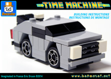 Lego Bricks Custom Model Famous Movies Back to the Future