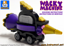 Lego Bricks Custom Model Famous Movies Wacky Races