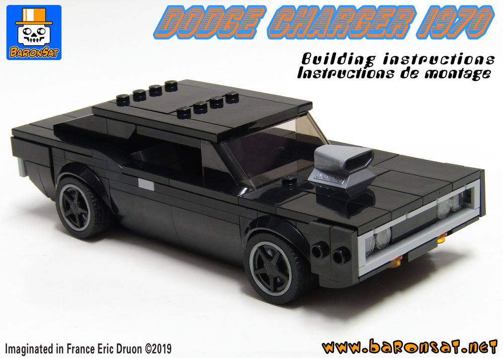 Lego Dodge Charger 1970 building instructions pdf moc