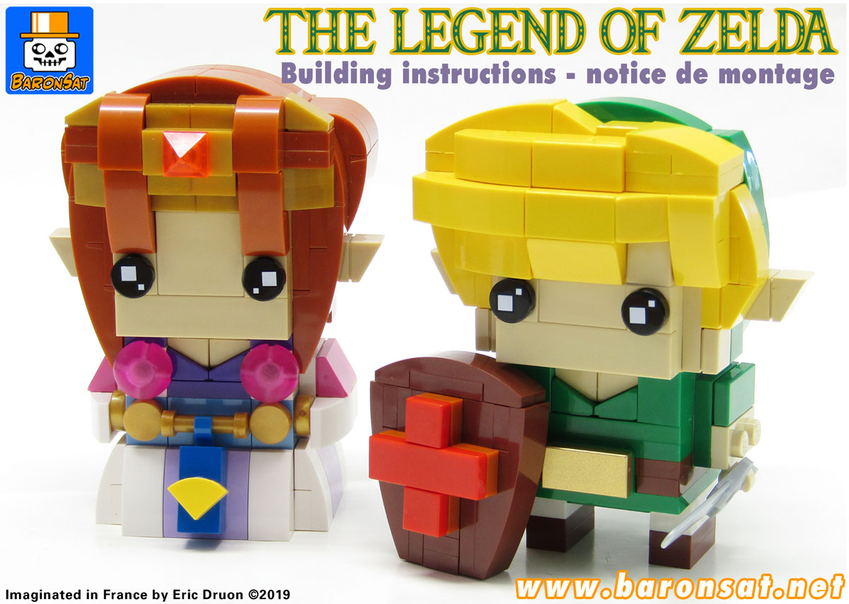 Lego moc Link Zelda Brickheadz Instructions