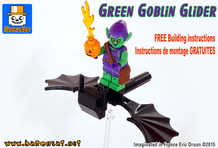 Lego moc Marvel Goblin Glider Instructions Page 1