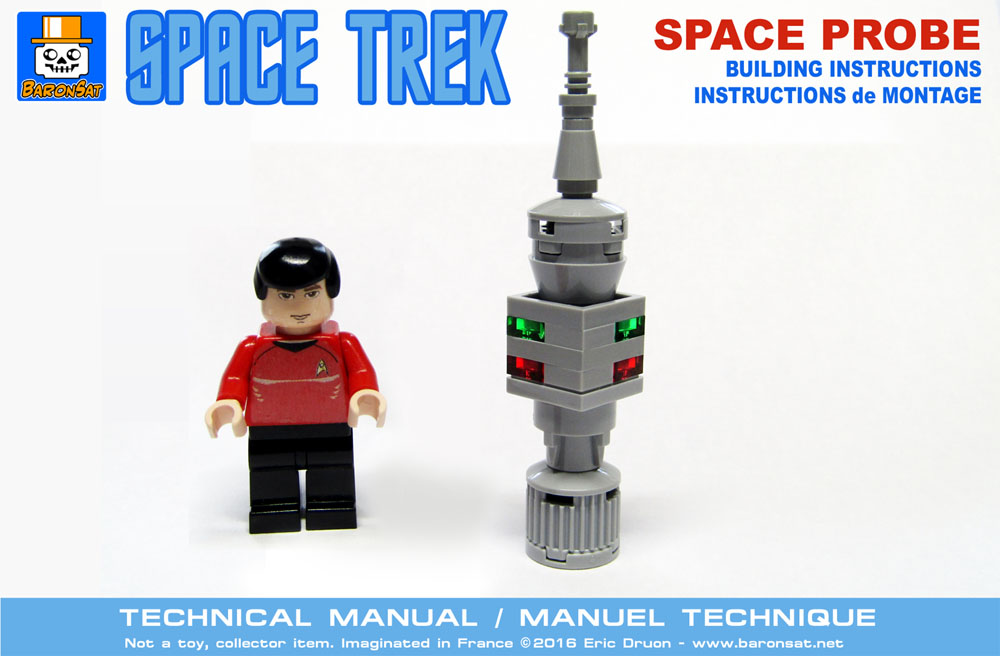 lego nomad star trek tos custom model instructions