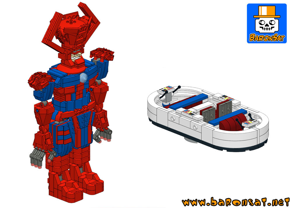 Instructions Lego Bricks Galactus Version 1