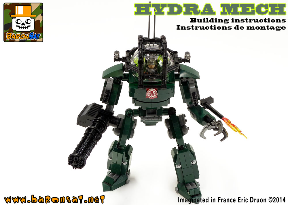 Lego Bricks Custom Model Hydra Mech