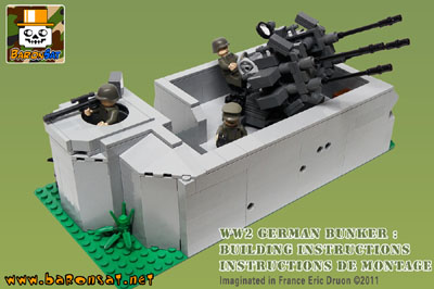 PDF Anleitung Instruction MOC WW2 M36 Jackson Panzerjäger aus Lego Steinen 