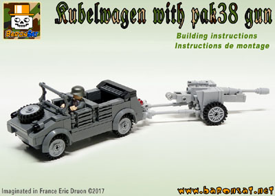 Lego-moc-WW2-Kubelwagen-Pak-40-Cannon-building-instructions