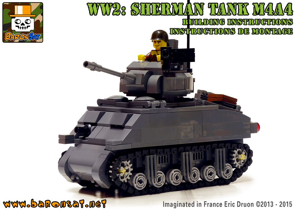 Lego moc sherman tank