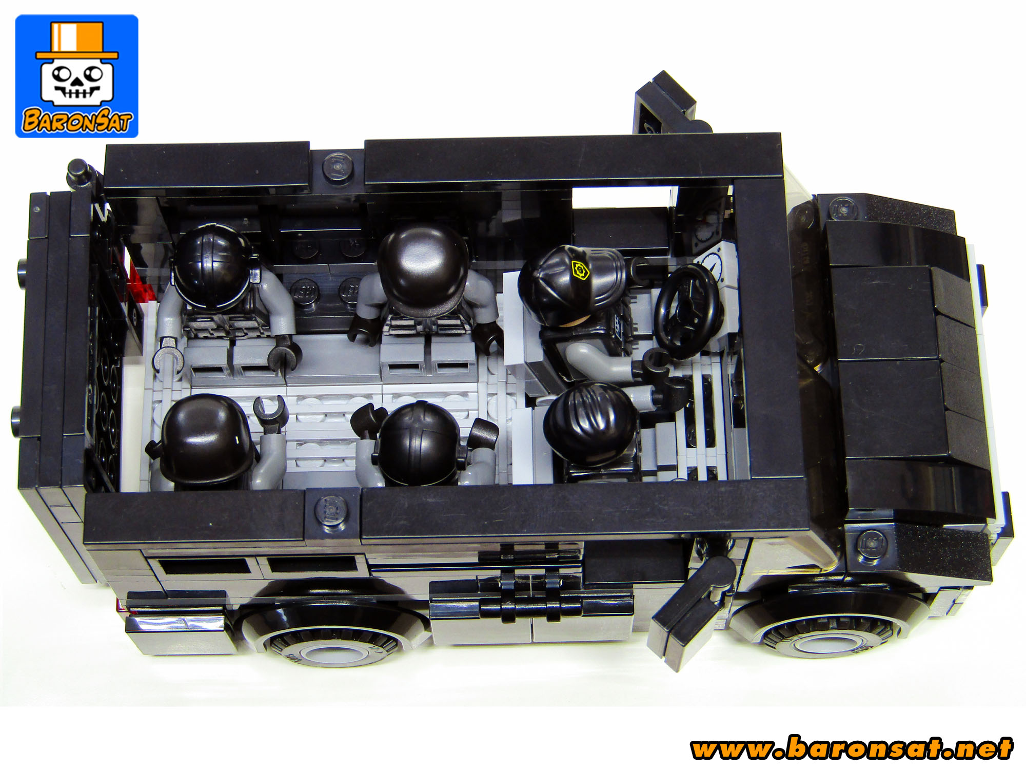 swat truck lego moc interior