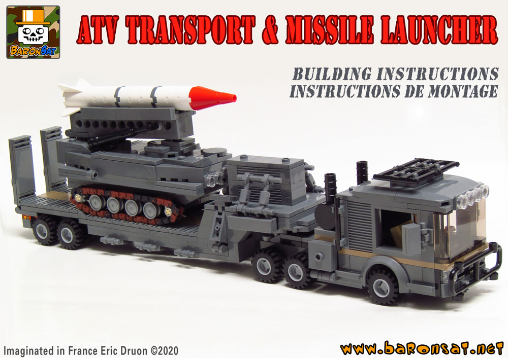 Lego moc Transport & Armored Missile Launcher Building Instructions