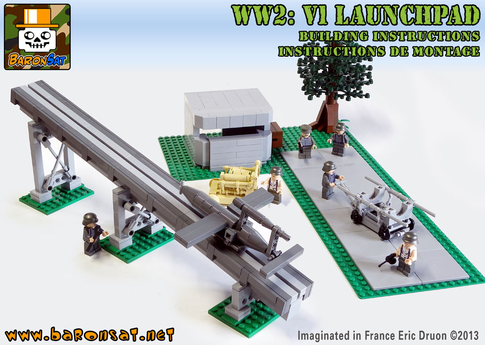 Lego moc ww2 german v1 launch pad instructions