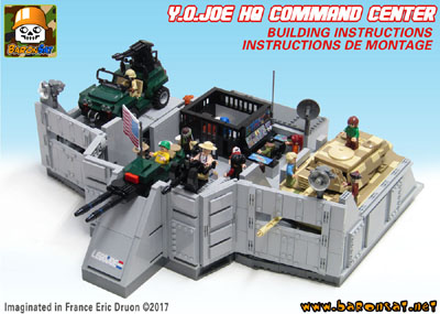 Lego moc Gi-Joe Headquarters custom building instructions