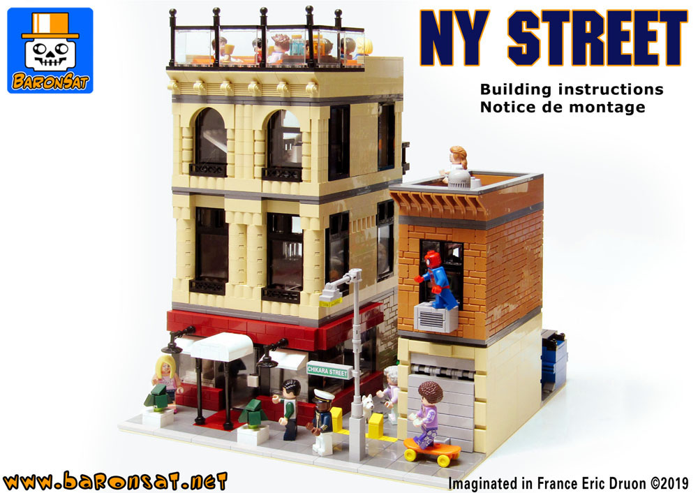 Lego moc new york building instructions model