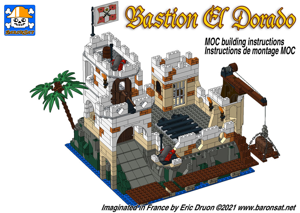 El Dorado Fortress pirates custom moc instructions