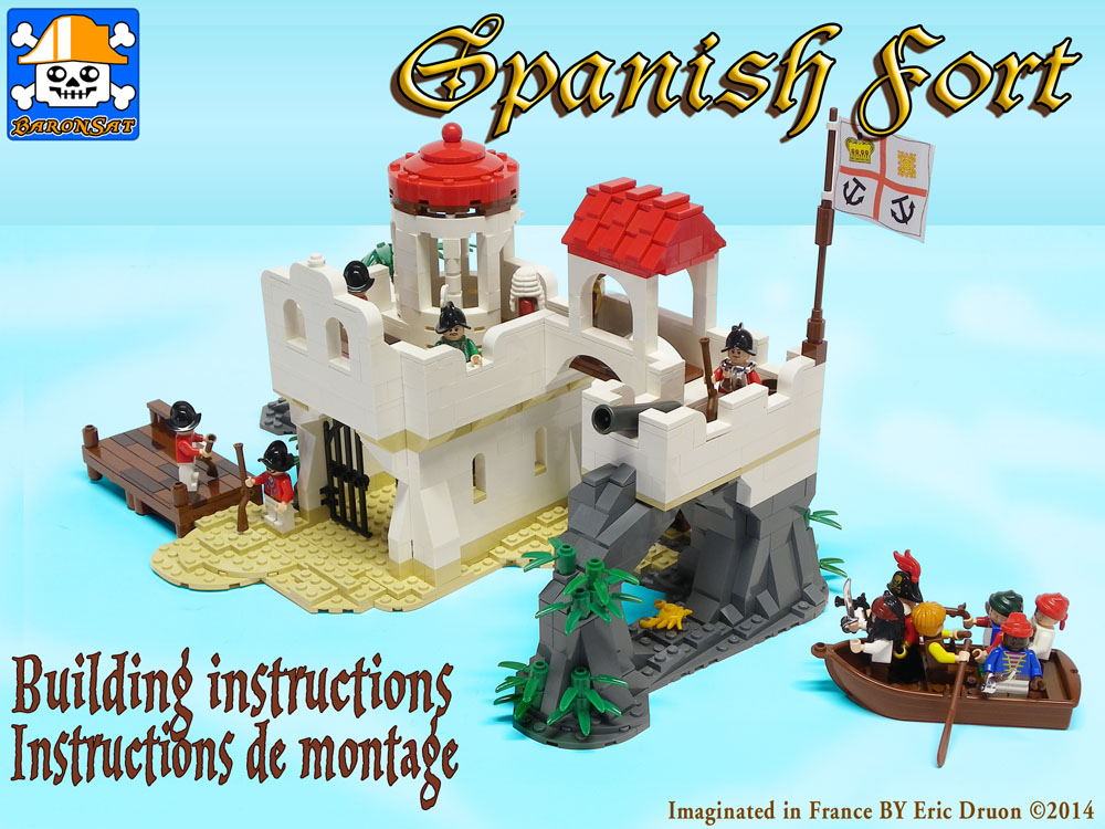 Lego moc spanish Island instructions