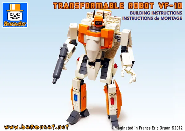 Valkyrie VF-1D Lego moc instructions