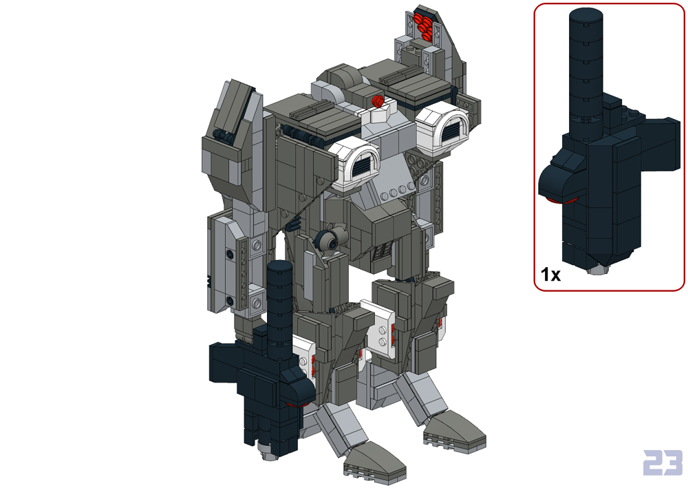 Macross Alpha grey moc instructions