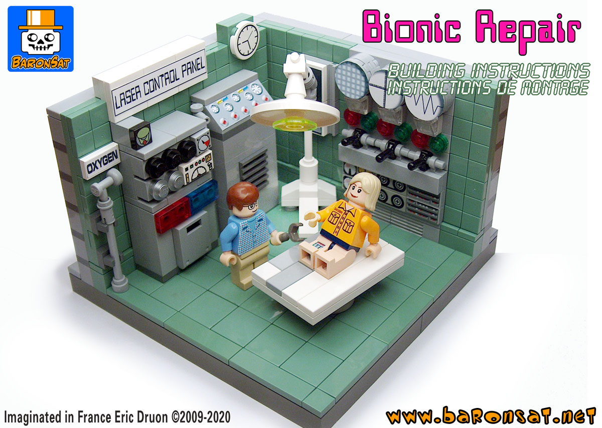 Lego moc Jaimie Sommers Bionic Repair Instructions