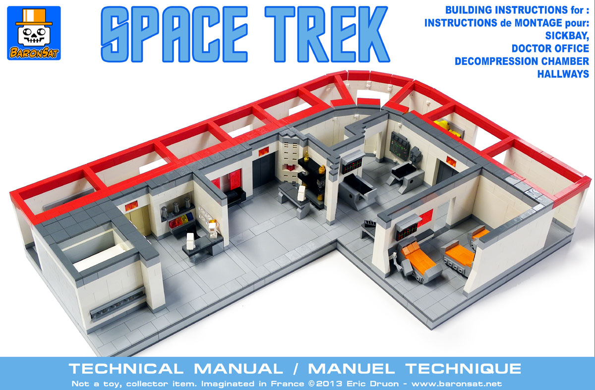 lego sickbay star trek tos custom instructions