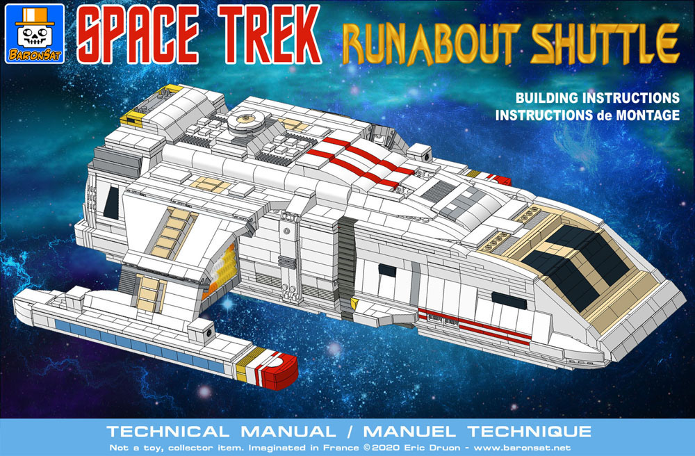 Lego moc Runabout DS9 Building Instructions model