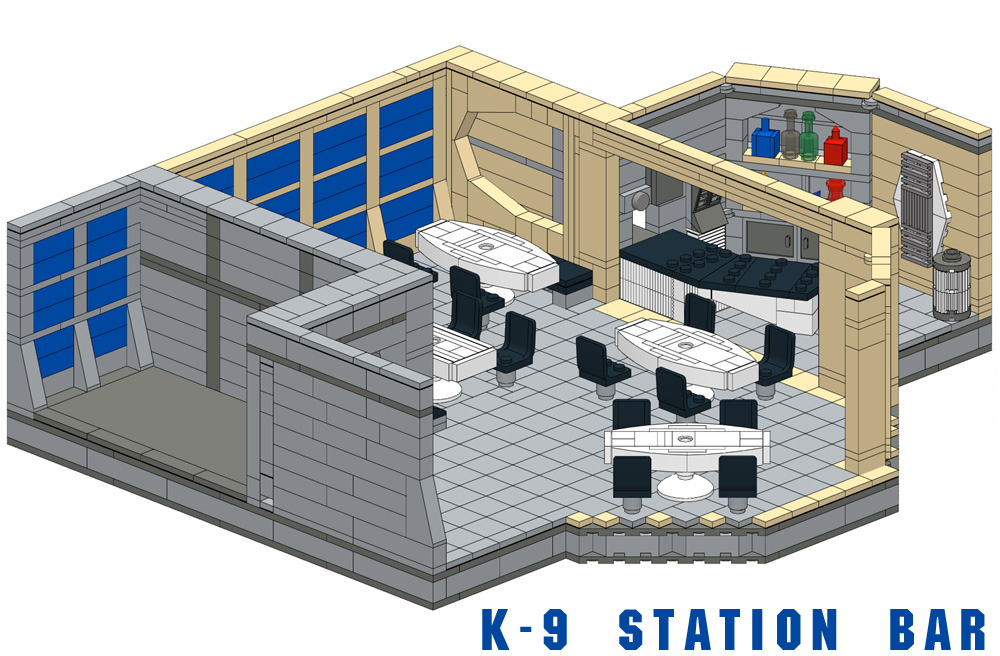Lego star trek k-7 space station bar instructions