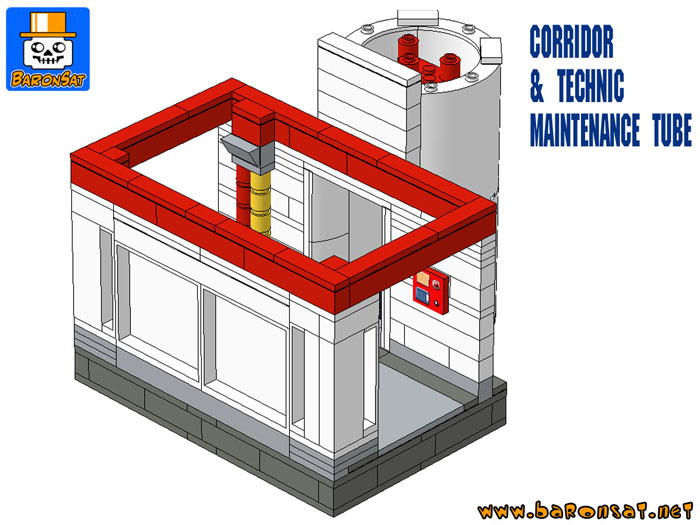 lego jefferies tube corridor star trek tos building instructions