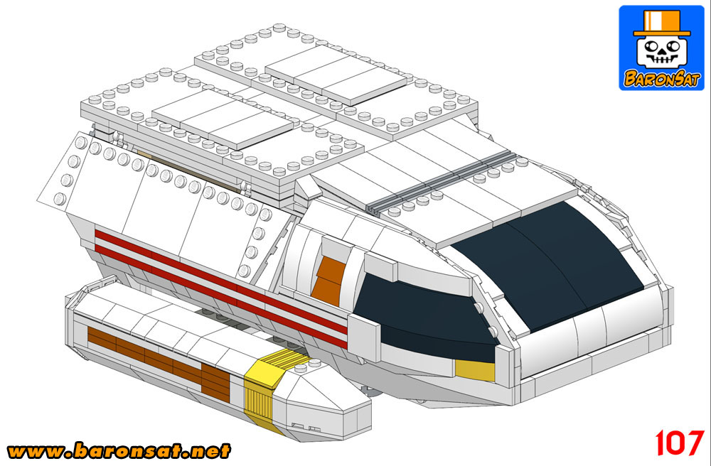 Lego moc Star Trek TNG Goddard Shuttlecraft