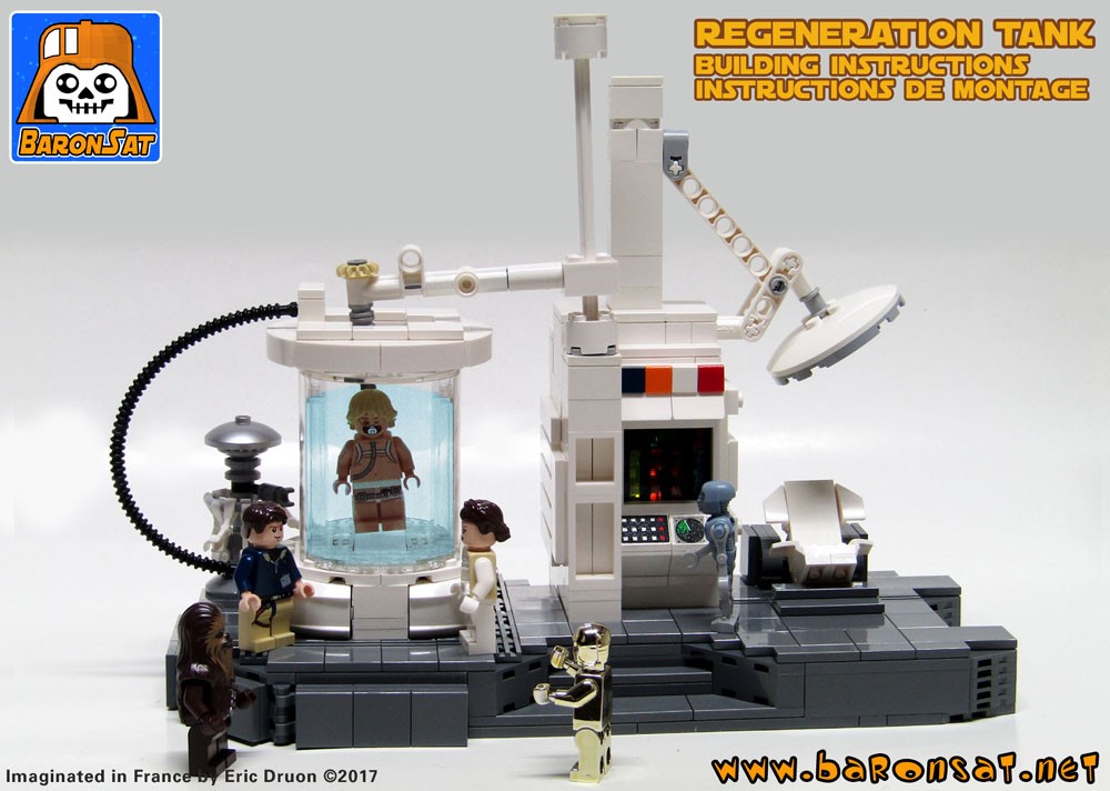 lego hoth bacta chamber custom building instructions