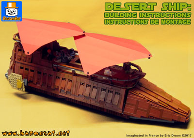 Lego moc Jabba Barge Building Instructions