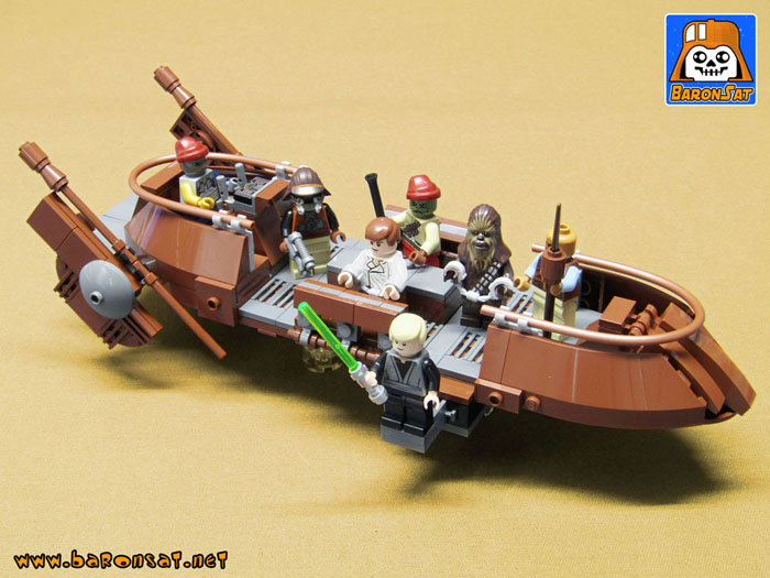 lego tatooine skiff custo mmodel