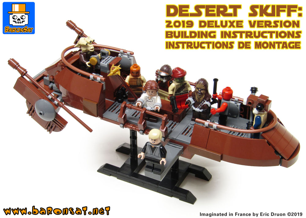 2019 lego tatooine skiff custom building instructions