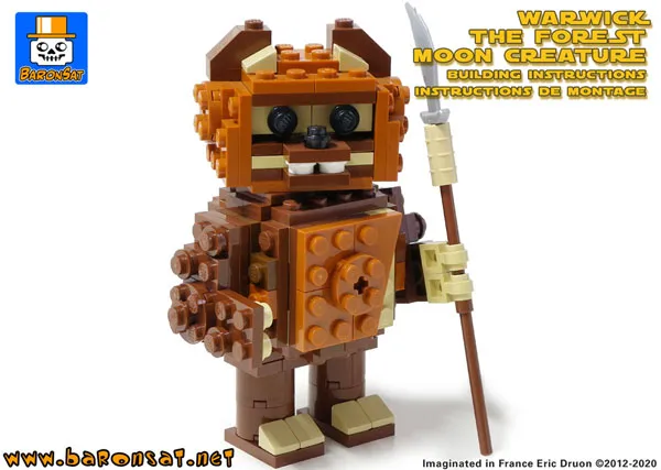 Endor Wicket forest lego MOC building instructions