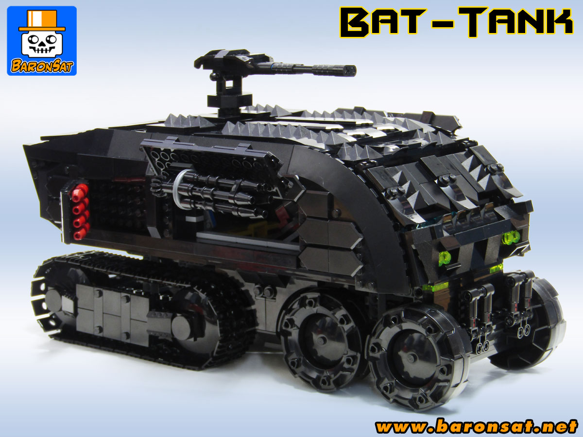 Lego moc Bat-Tank Model Instructions