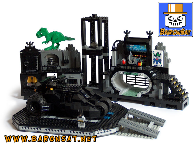 Lego moc Batcave  Custom Model Complete Set