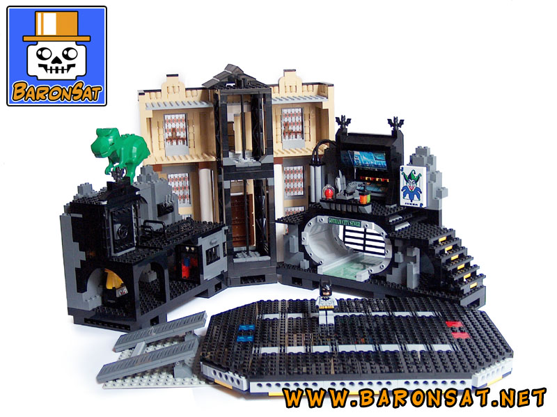 Lego moc Batcave & Wayne's Manor Custom Model
