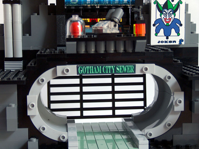 Lego moc Batcave Sewers Entry Custom Model