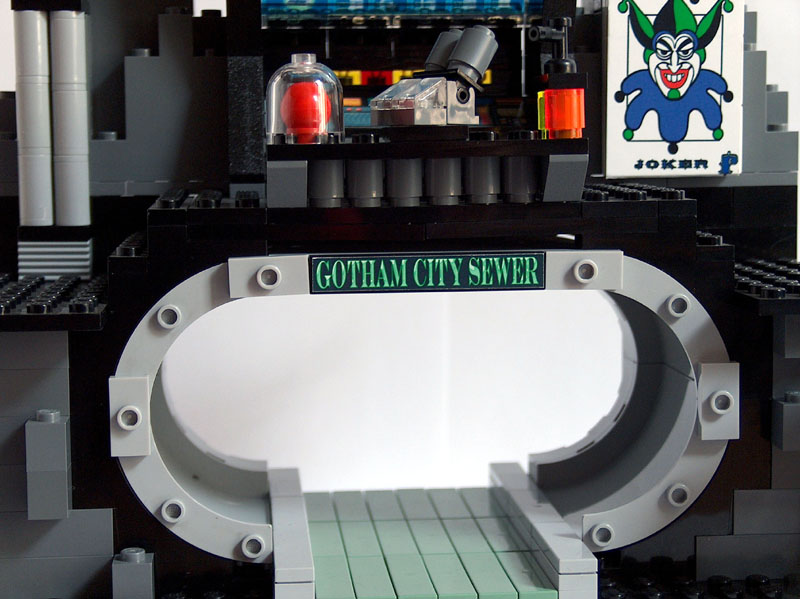 Lego moc Batcave Sewers Custom Model