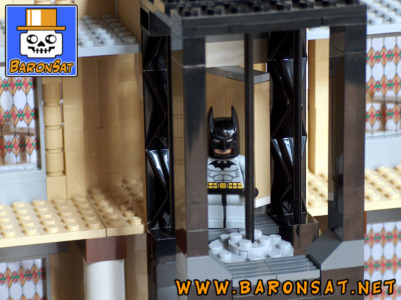 Lego moc Manor Wayne Custom Model Secret Elevator