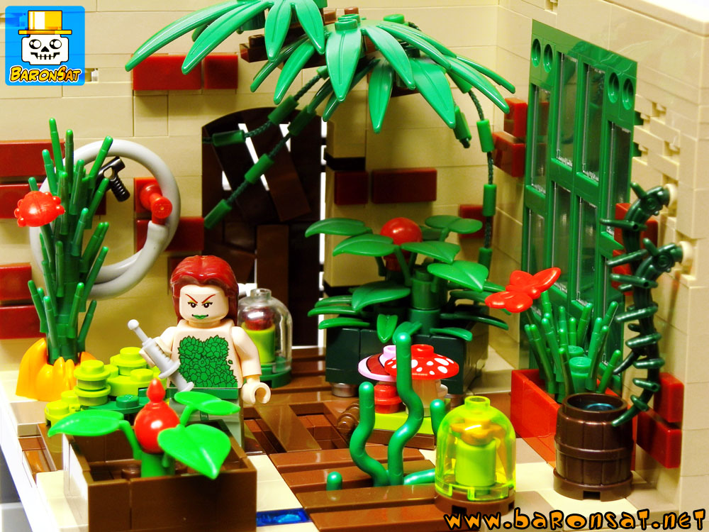 Lego moc Poison Ivy Greenhouse