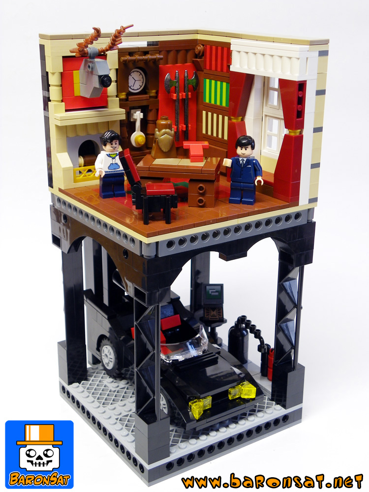 Lego moc Wayne Library Batmobile
