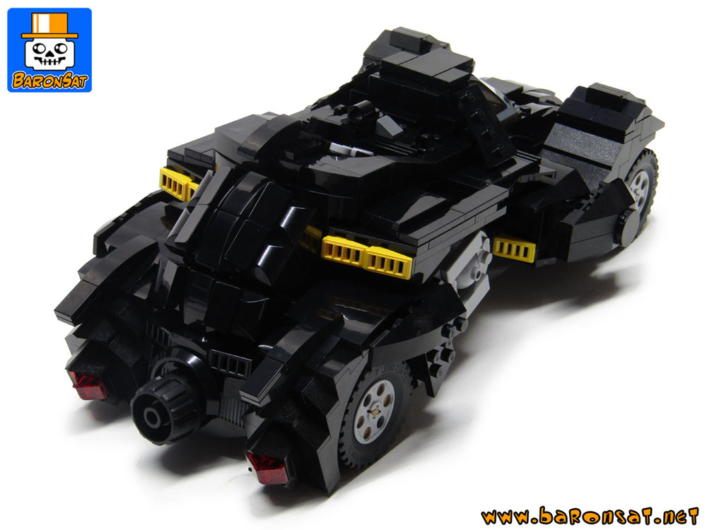 Lego Bricks Batmobile Rocksteady Back