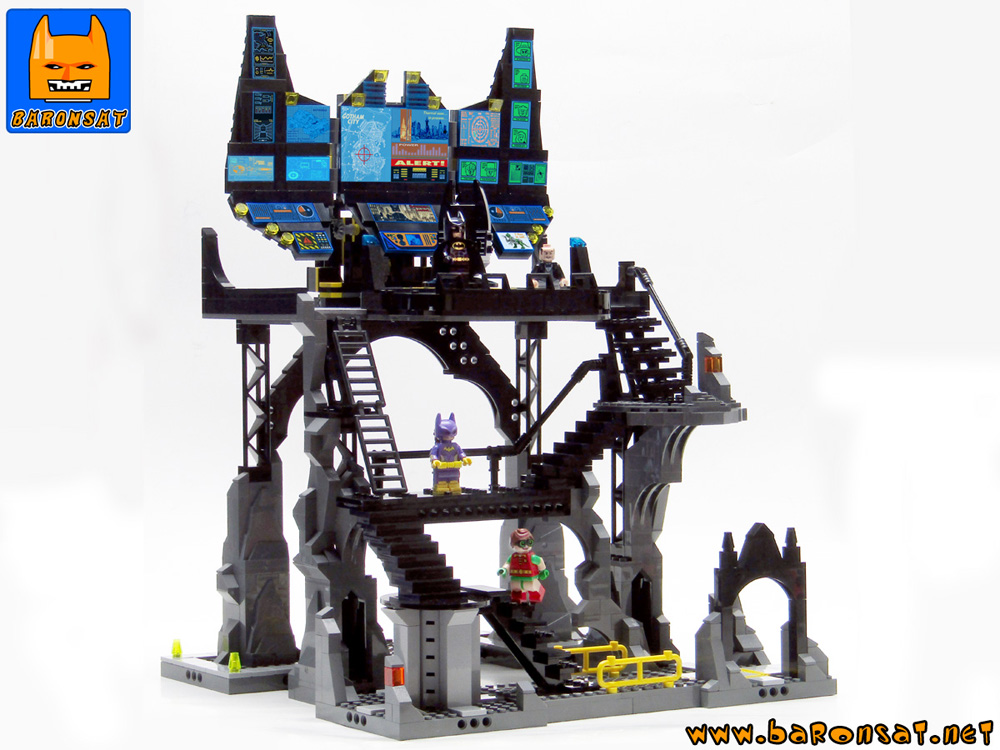 Lego Bricks BatComputer Custom Model Playset