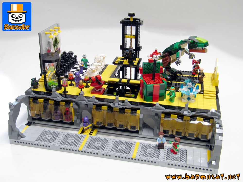 Lego-Batcave-Trophy-Room-moc-Armors