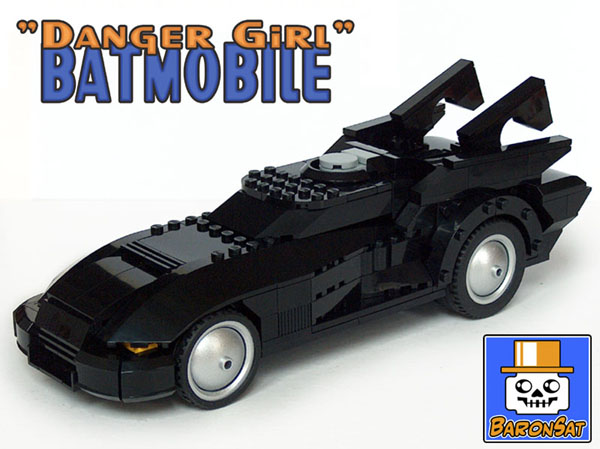 Lego moc Danger Girl Custom Model Front view