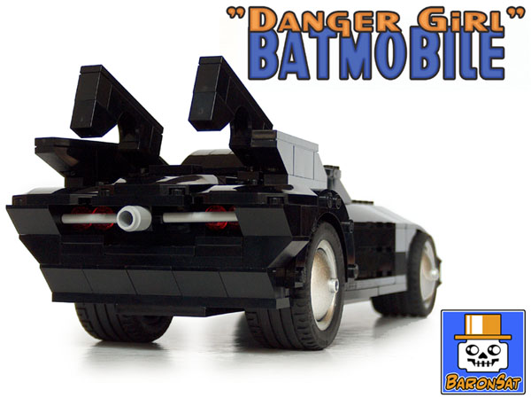 Lego moc Danger Girl Custom Model Back view