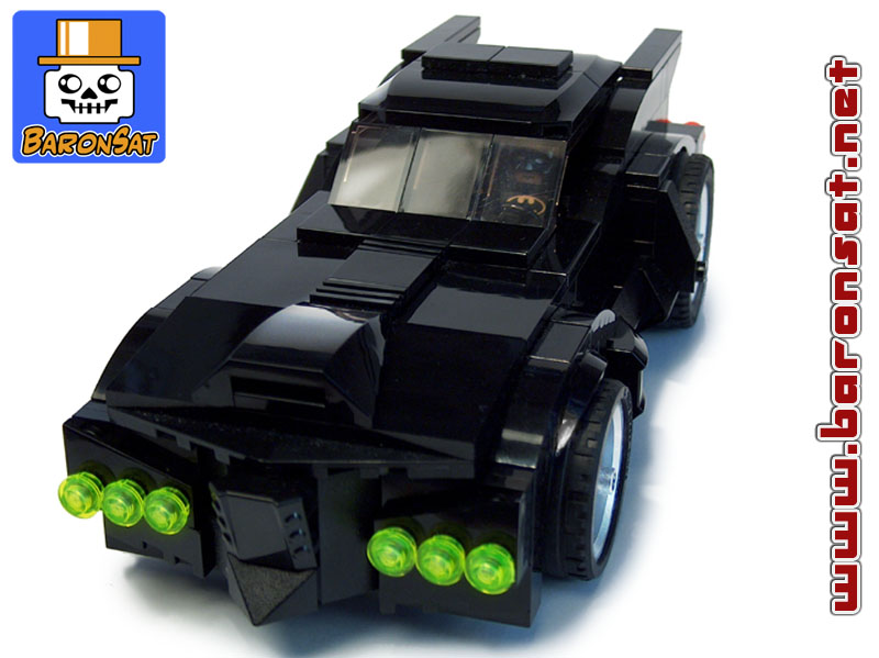 Lego moc Muscle Car Batmobile Custom Model