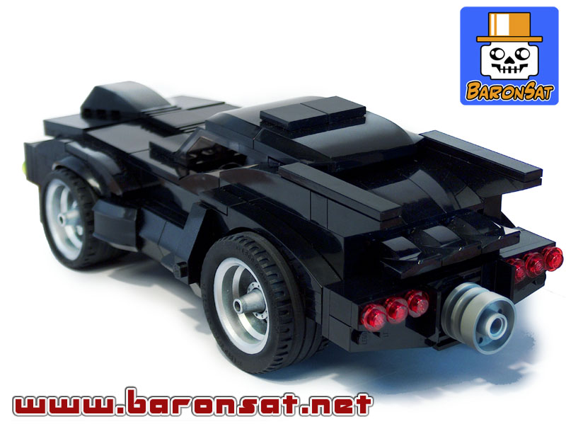 Lego moc Muscle Car Batmobile Back