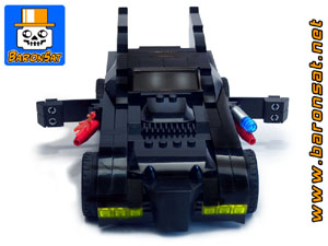 Lego moc Bond Batmobile Missiles