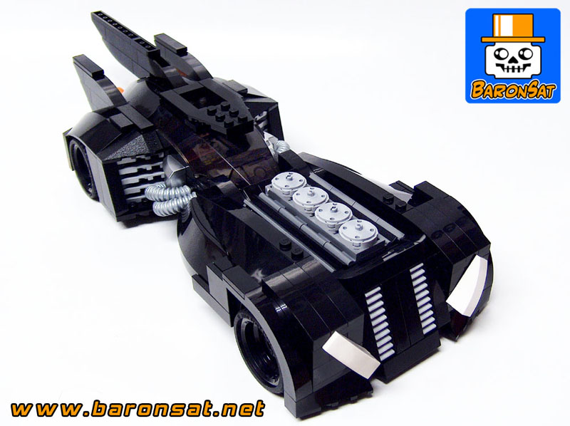 Lego moc Arkham Asylum Batmobile Custom Model